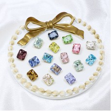 DZ 3118 10*8mm octagon shape crystal fancy stone for nail art